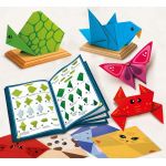 Set creativ origami pentru copii KIDS ART, 105 coli colorate, 7 ani+