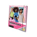 Set de colorat Barbie Fashion Studio cu 8 markere si accesorii