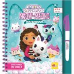 Carte de colorat cu apa reutilizabila Gabby's Dollhouse, 12 pagini, 3 ani+