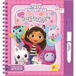 Carte de colorat cu apa reutilizabila Gabby's Dollhouse, 12 pagini, 3 ani+
