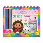 Carte de activitati Gabby's Dollhouse cu abtibilduri si 6 markere