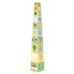 Eco-Blocks Natura si numerele - 10 cuburi educative eco cu carte