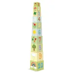 Eco-Blocks Natura si numerele - 10 cuburi educative eco cu carte