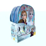 Kit de creație Frozen cu ghiozdănel, markere și planșe de colorat