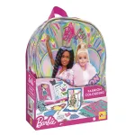 Kit creativ Barbie Fashion cu ghiozdănel pentru desen și design vestimentar