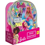 Kit de creatie Barbie cu ghiozdanel, plastilina si accesorii modelaj