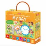 Set creativ pentru copii 4+ cu autocolante - Activitati zilnice