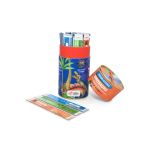 Joc educativ Smart Sticks Dinozauri cu 60 de cartonașe și puzzle
