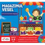 Joc de rol Montessori Magazinul vesel cu 6 activitati pentru copii 3-6 ani