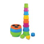 Joc de sortare Turnuleț vesel cu 13 piese pentru bebeluși 12 luni+