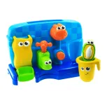 Jucărie pentru baie Prietenii mei haioși cu ventuze și accesorii, 12 luni+