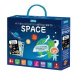 Set creativ pentru copii Spatiu cosmic cu carte si autocolante, 4+