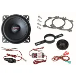 Sistem audio BMW XFIT 100 mm pe 2 căi, plug & play, față și spate