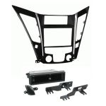 Rama adaptoare 2DIN Connects2 pentru Hyundai Sonata 2011, climatizare manuală