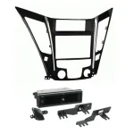 Rama adaptoare 2DIN Connects2 pentru Hyundai Sonata 2011, climatizare manuală