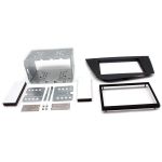 Rama adaptoare 2DIN Connects2 pentru Seat Leon 2005-2012, gri inchis