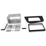 Rama adaptoare 2DIN Connects2 pentru Seat Leon 2005-2012, gri inchis