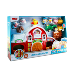 Jucarie interactiva ferma cu sunete, figurine si tractor pentru copii