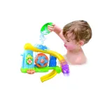 Jucărie de baie Aqua Park cu ventuze, cascadă și tobogan