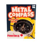 Busolă metalică compactă pentru orientare, camping și drumeții