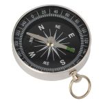 Busolă metalică compactă pentru orientare, camping și drumeții
