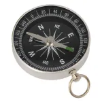 Busolă metalică compactă pentru orientare, camping și drumeții