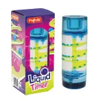 Clepsidră cu lichid spiralată pentru relaxare și decor, 15 cm