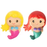 Jucărie de baie sirenă luminoasă pentru copii, activare la contact cu apa