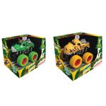 Mașinuță 4x4 cu sunete, model dinozaur, roți mari, pentru copii 3+ ani