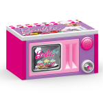 Cuptor cu microunde de jucarie Barbie cu accesorii si sunete