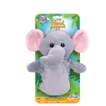 Papusa de mana elefant din plus moale pentru teatru si joc de rol