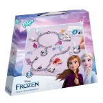 Set creativ bratari cu pandantive Frozen pentru copii 5+