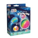 Set creativ pentru copii - Mingiute saltarete colorate, 3 culori neon