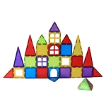 Set de construcție magnetic Magplayer, 32 piese, forme geometrice, 3 ani+