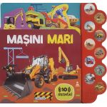 Carte cu sunete pentru copii Mașini mari, 10 butoane interactive