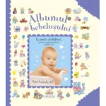 Albumul bebelușului bleu cu abțibilduri pentru primul an