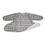 Baveta impermeabila cu maneci lungi pentru bebelusi, Fructe vesele