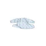 Baveta impermeabila cu maneci lungi pentru bebelusi, model Hipopotami