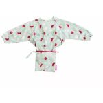 Baveta impermeabila cu maneci lungi si ventuze Tidy Tot Fructe