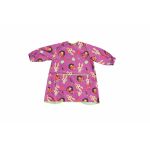 Baveta lunga impermeabila cu buzunar pentru bebe, Animalute vesele