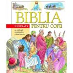 Biblia ilustrată pentru copii cu explicații educative și copertă cartonată
