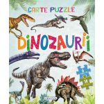 Carte cu 6 puzzle-uri Dinozaurii pentru copii 3+ ani, 20 piese