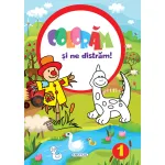 Carte de colorat pentru copii 3+ Colorăm și ne distrăm! 1, Girasol
