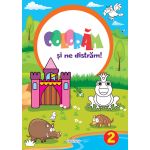 Carte de colorat pentru copii Colorăm și ne distrăm! 2, 128 pagini