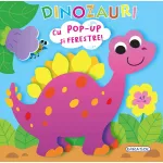 Carte pop-up cu ferestre Deschide si descopera - Dinozauri pentru copii