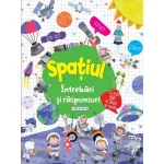 Carte interactiva pentru copii - Spatiul, Intrebari si raspunsuri cu clapete