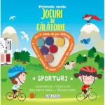 Joc de calatorie Sporturi pentru copii 7+ cu 4 table si zaruri
