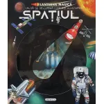 Lanterna magică - Spațiul, carte interactivă educativă pentru copii 5+