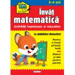 Carte de activitati matematica pentru copii 3-4 ani, cu abtibilduri