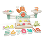 Balanta educativa Ursulet Cofetar cu numere si briose, 3 ani+